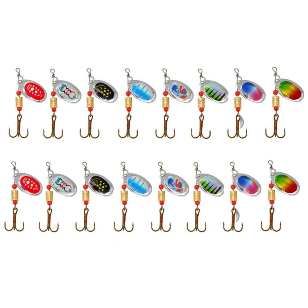 Fishing Lure Spinnerbait - Rotating Glitter Spinners Fishing Lure Storage