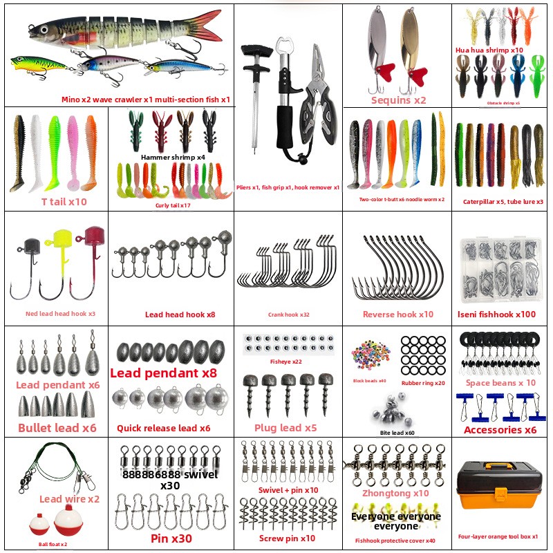 Large 4-Layer Outdoor Fishing  - Fishing Lure Accessories ulasan dan harga