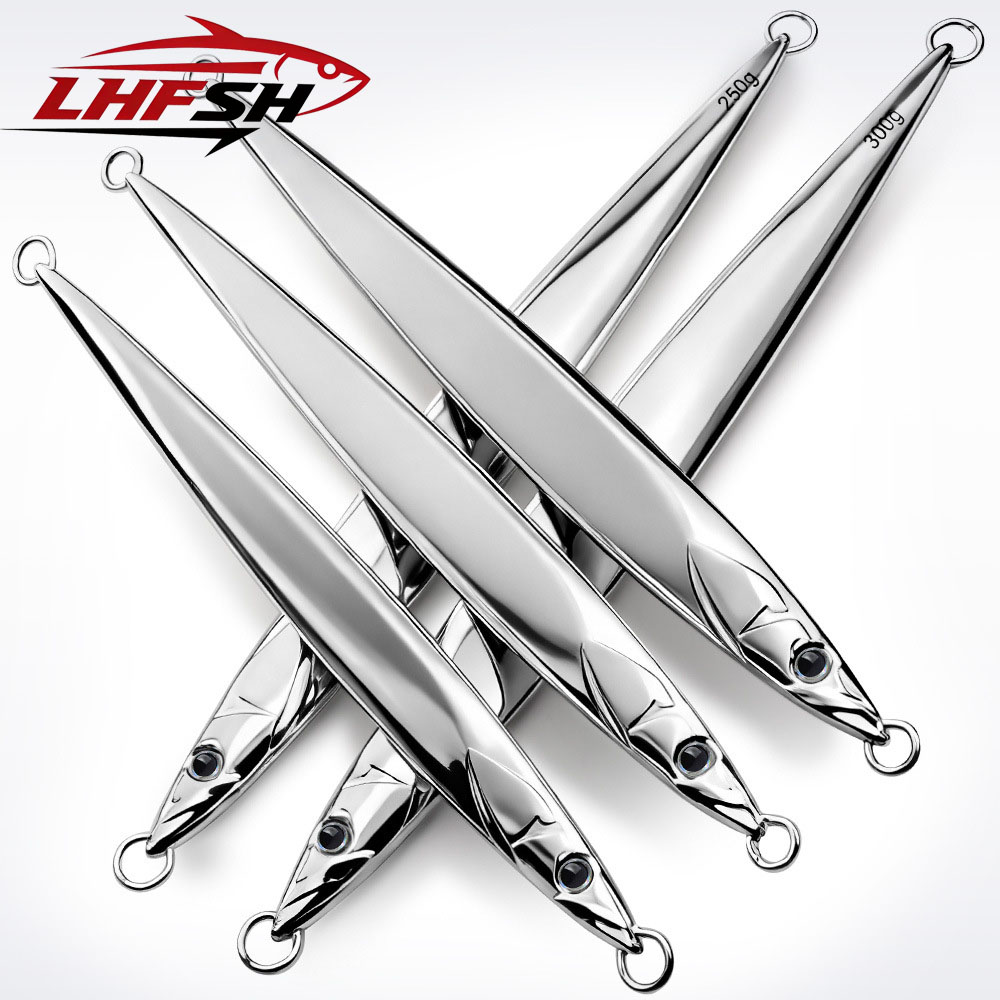 LHFSH 180g-300g Metal Jigging  - Fishing Lure Spoon ulasan dan harga