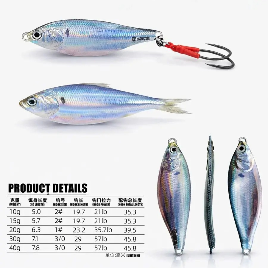 Metal Jig Bait Spinner Sinking - Fishing Lure Blade Bait ulasan dan harga