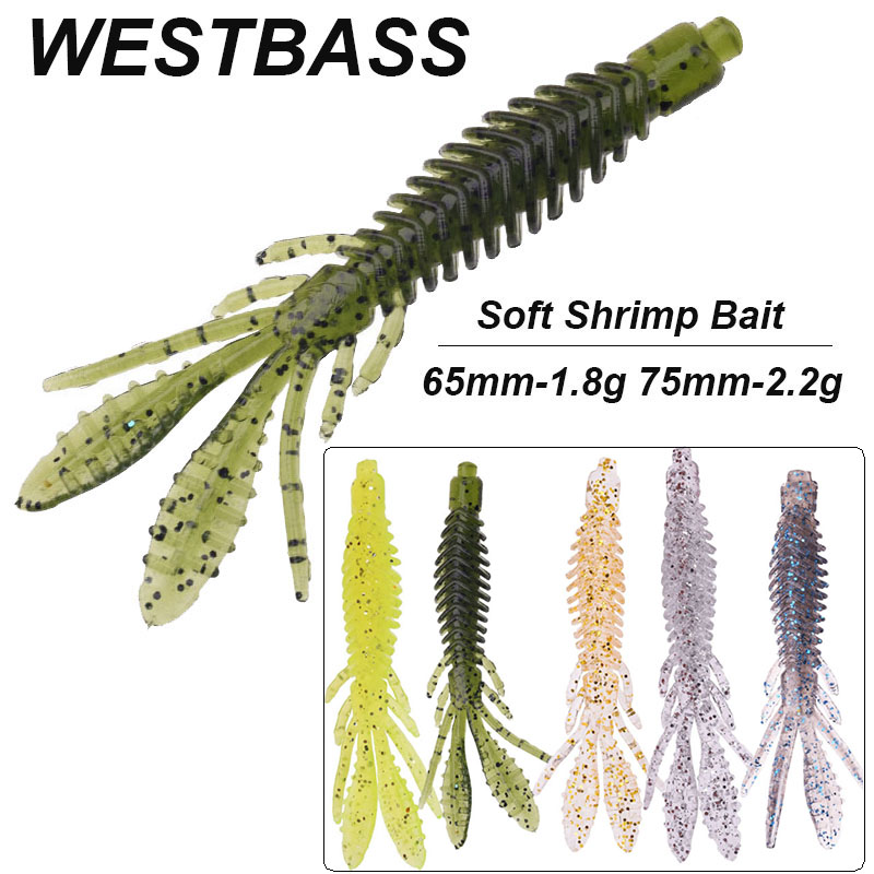 WESTBASS 5PCS Soft Larva Baits - Fishing Lure Soft Plastic ulasan dan harga