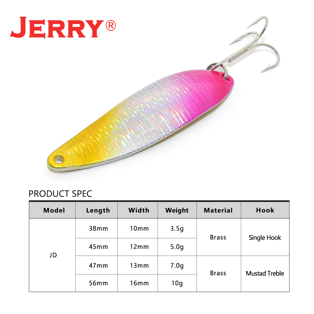 Jerry JD Artificial Spoon Lure - Fishing Lure Spoon ulasan dan harga